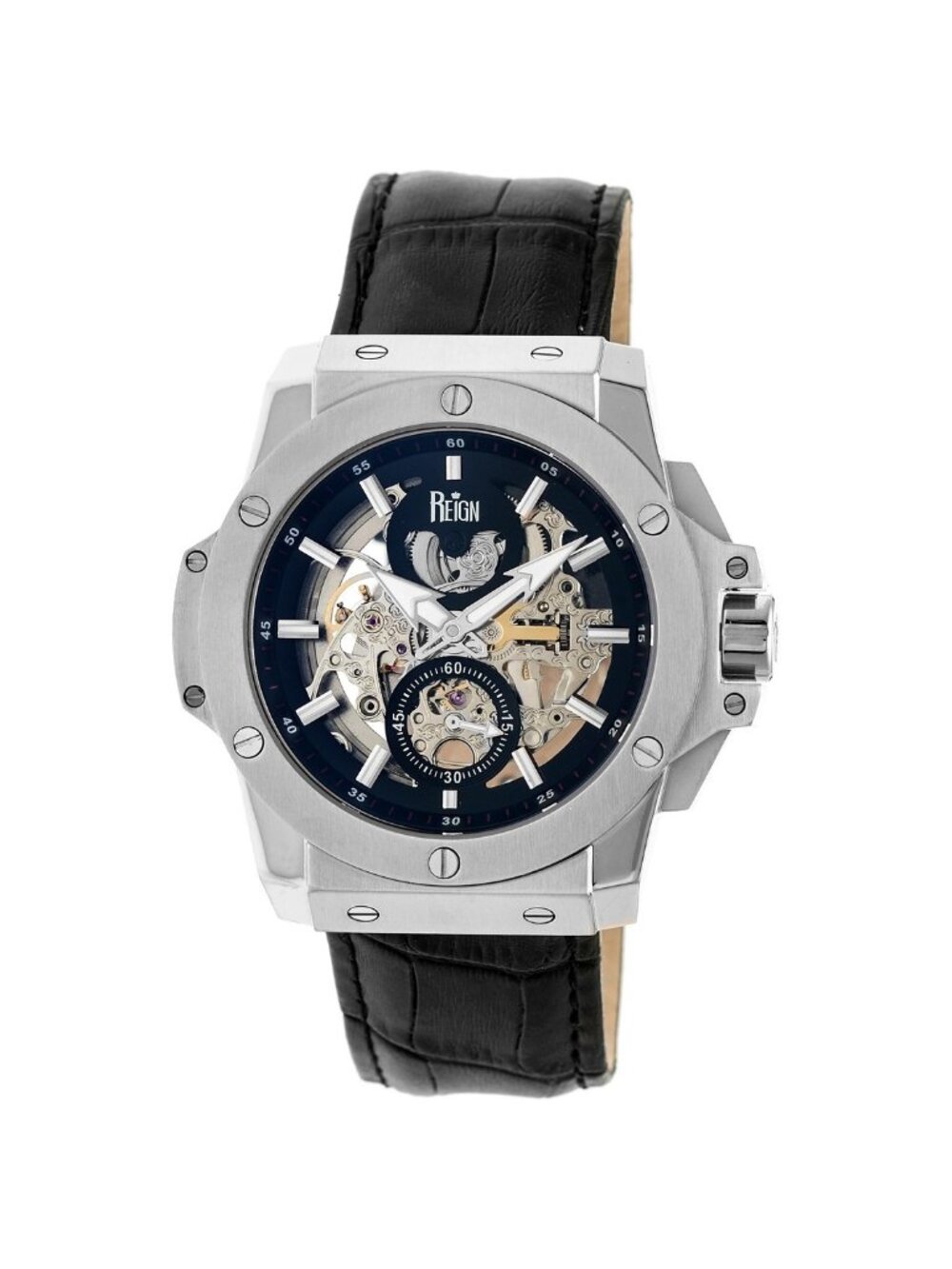 NWT Reign Commodus Automatic Black Dial Men's Watch